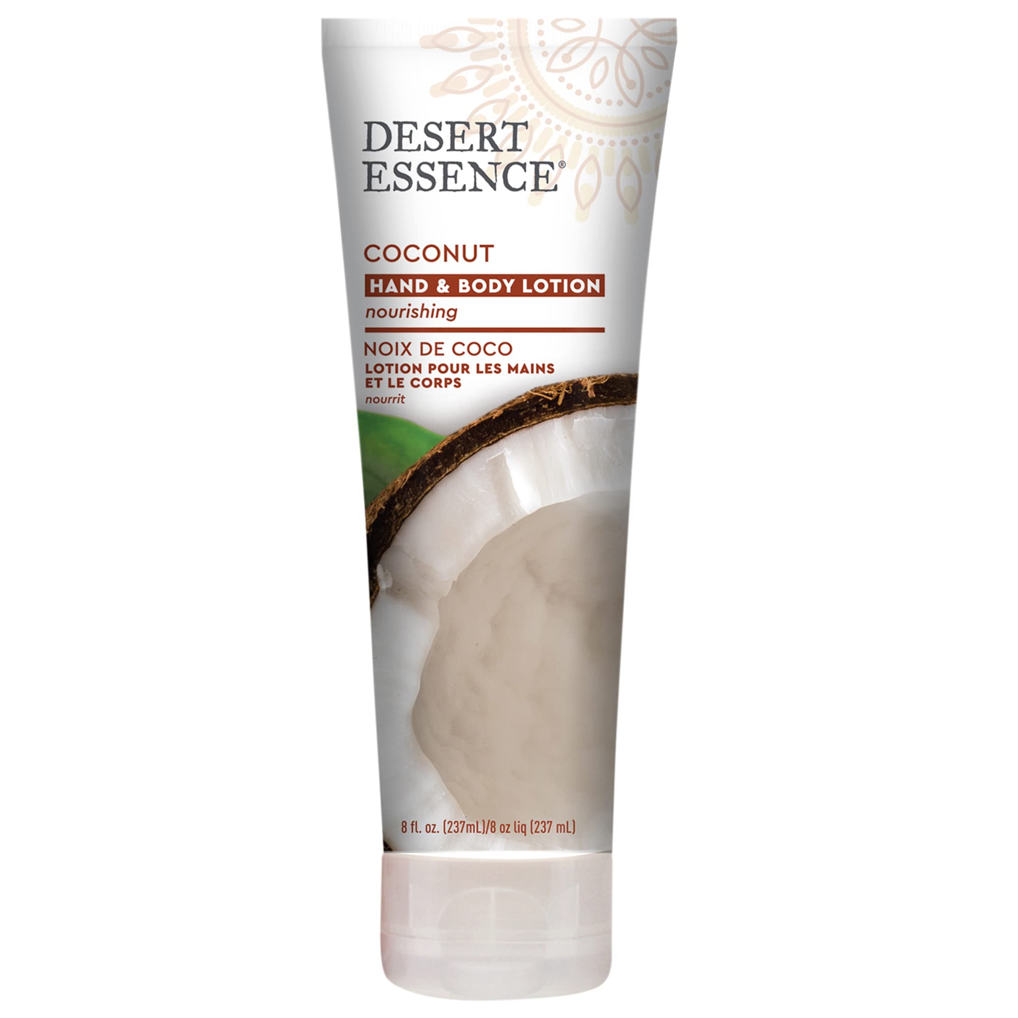 Desert Essence loción coco para manos y cuerpo, hidratación diaria