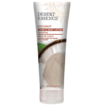 Desert Essence loción coco para manos y cuerpo, hidratación diaria