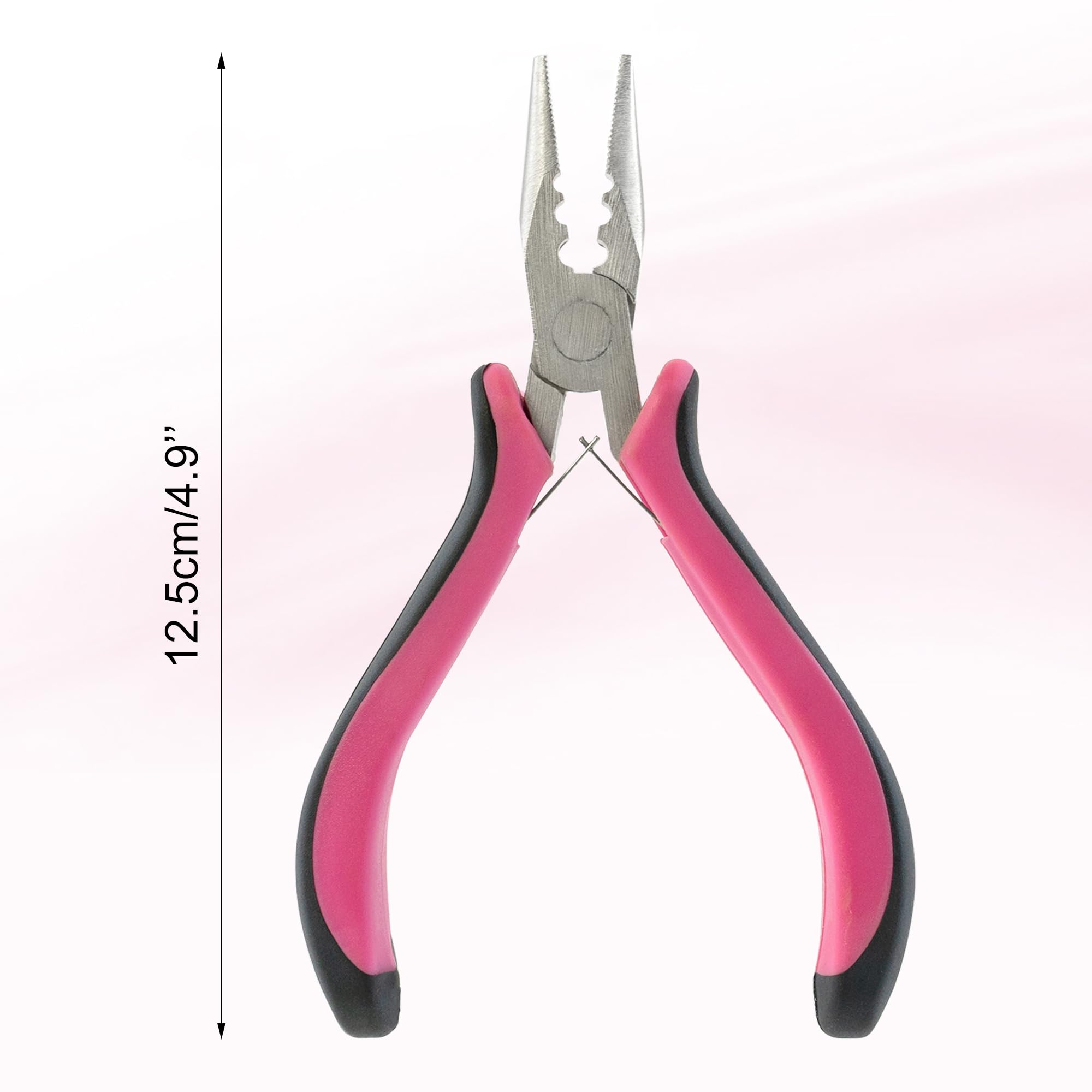 Deshionew alicate color rosa, mango ergonómico, agarre firme para uso profesional.