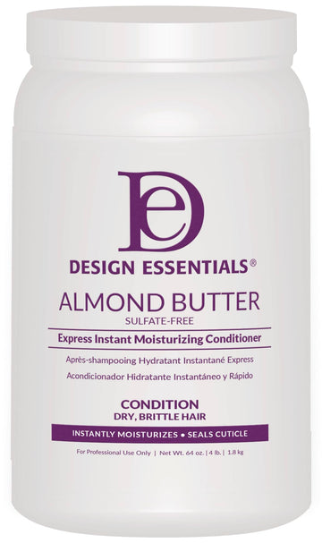 Design Essentials Acondicionador Expreso de Mantequilla de Almendra, vertido en botella para hidratación rápida