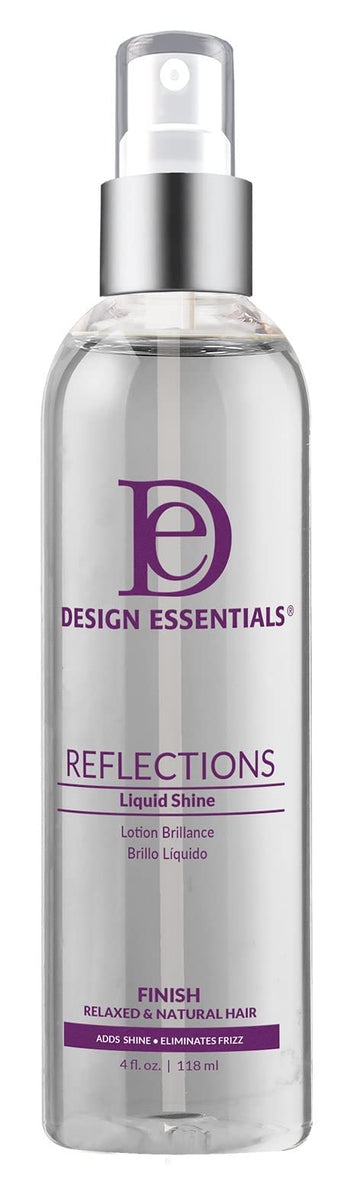Design Essentials Reflections: botella con brillo ligero para acabado luminoso y suave