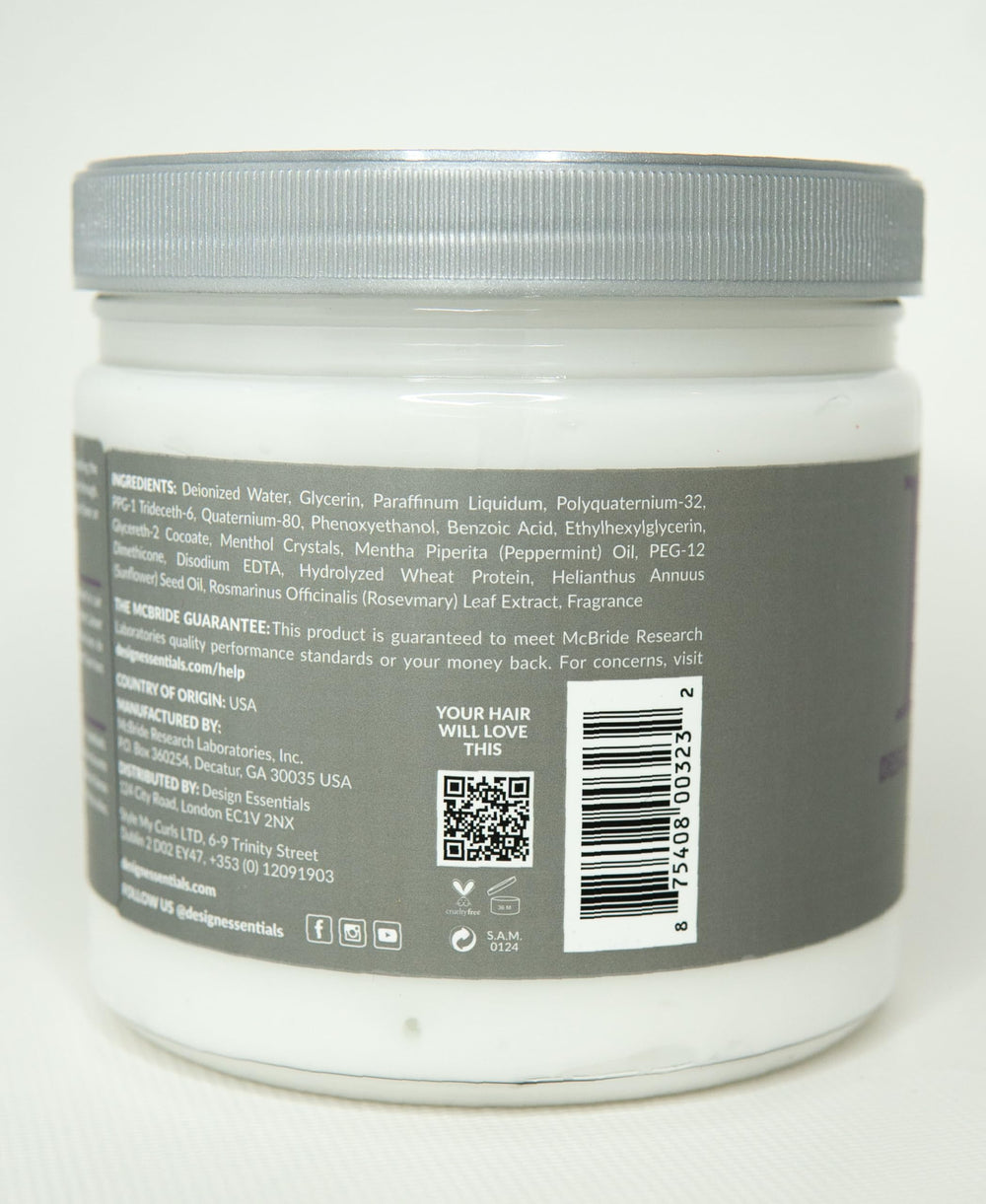 Design Essentials Romero Menta: textura cremosa que nutre y suaviza el cabello