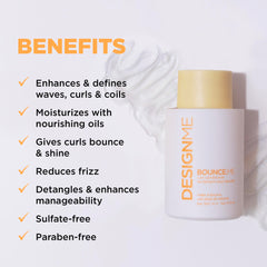 Design.Me BOUNCE.ME aplicar en rizos para textura suave