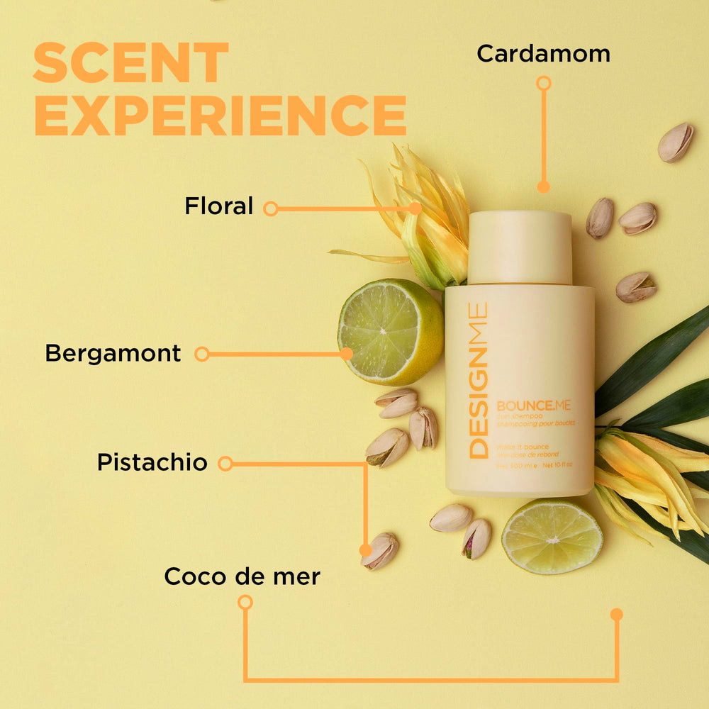 Design.Me Bounce.ME Champú: definicion-rizos, ideal para 2A-4C.