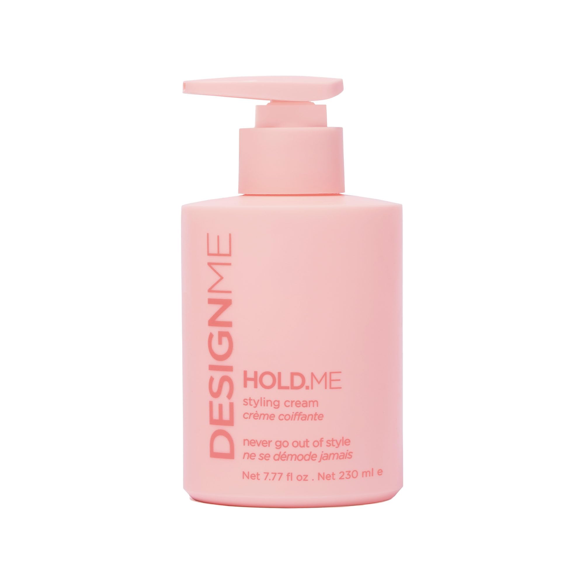 Design.Me HOLD.ME : la bouteille prête pour un coiffage hydratant et lissé.