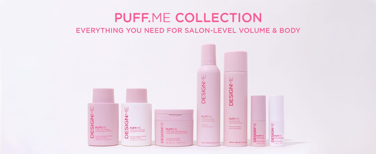 Design.Me Puff.ME: funciona para todo tipo de cabello, desde fino hasta grueso.