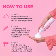 Design.Me PUFF.ME ofrece fijación flexible para rizos definidos y ondas duraderas