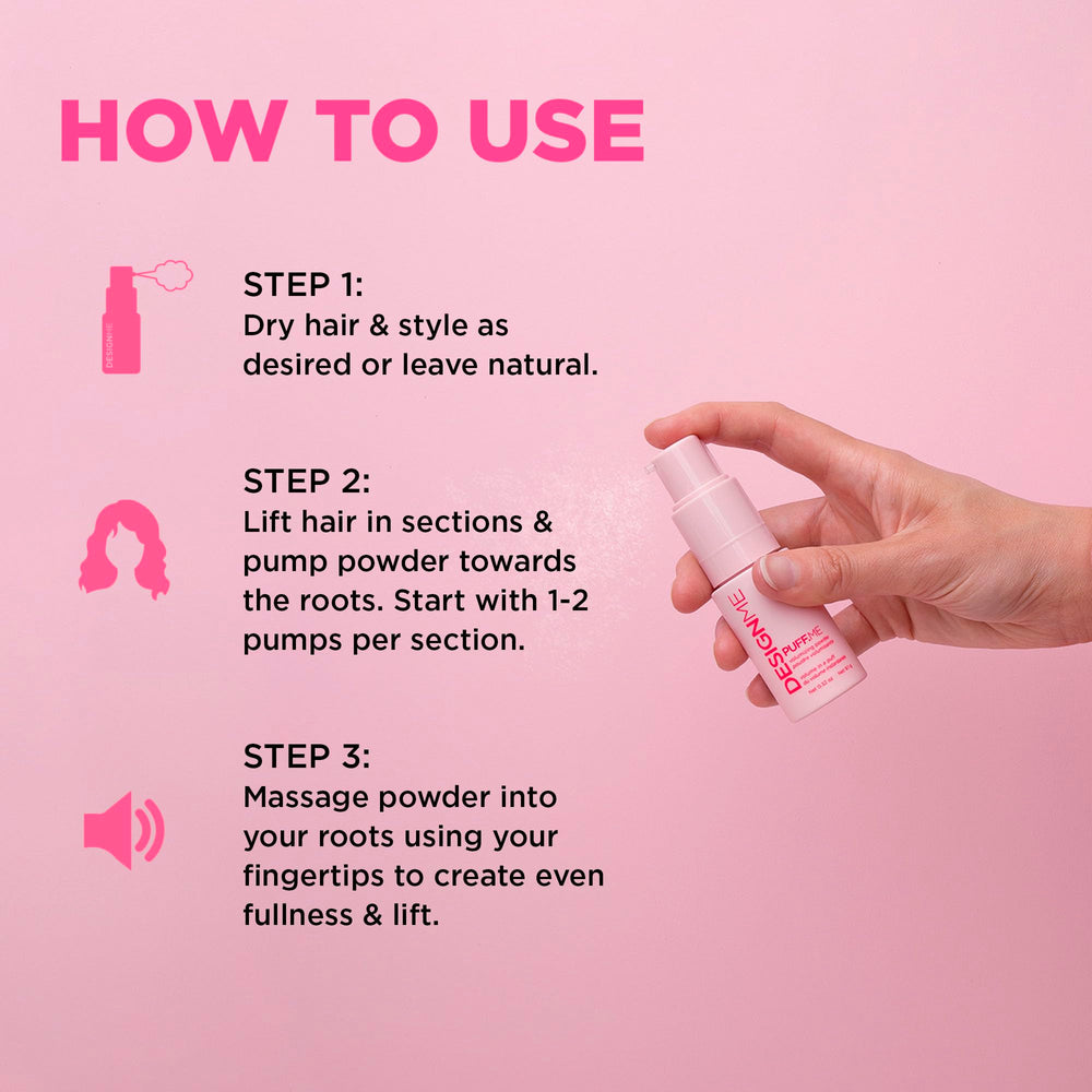 Puff.ME: base para peinados, trenzas y recogidos.