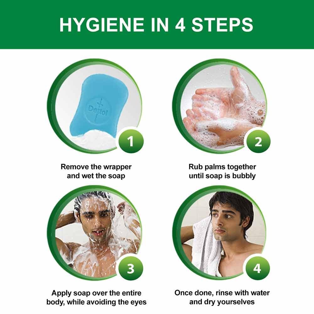 Piel fresca y protegida tras usar Dettol Cool cada día.