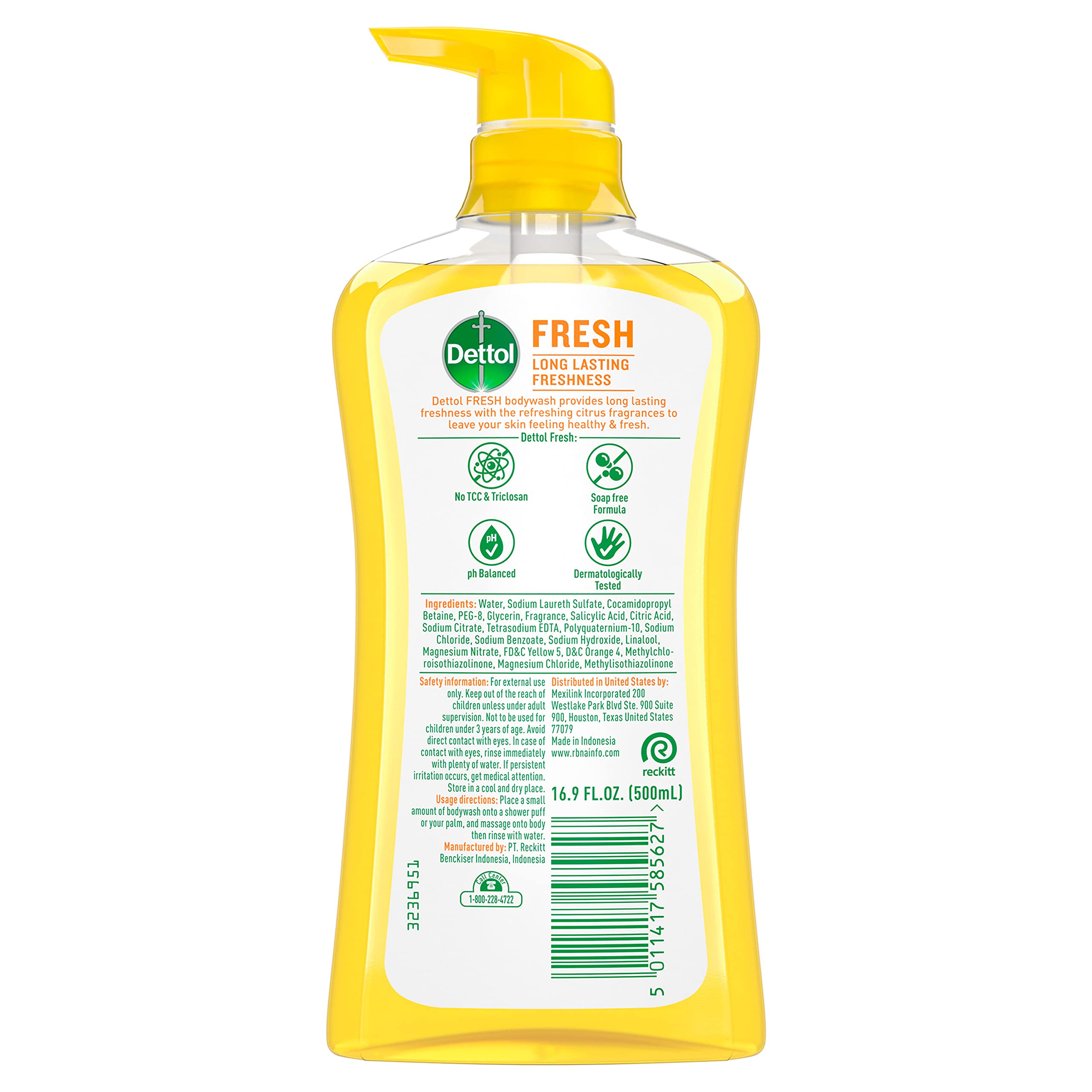 Textura cremosa del gel Dettol Yuzu para una limpieza suave.
