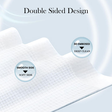 DEVOGUE Toallas suaves para piel sensible, higiene facial suave