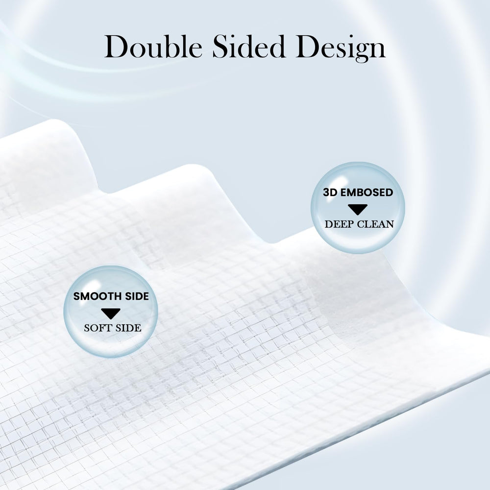 DEVOGUE Toallas suaves para piel sensible, higiene facial suave