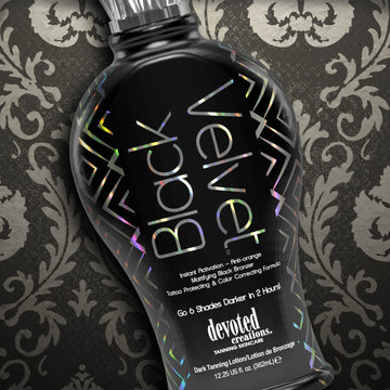 Devoted Creations Black Velvet, fragancia Orchid Noir para una experiencia sensorial agradable.