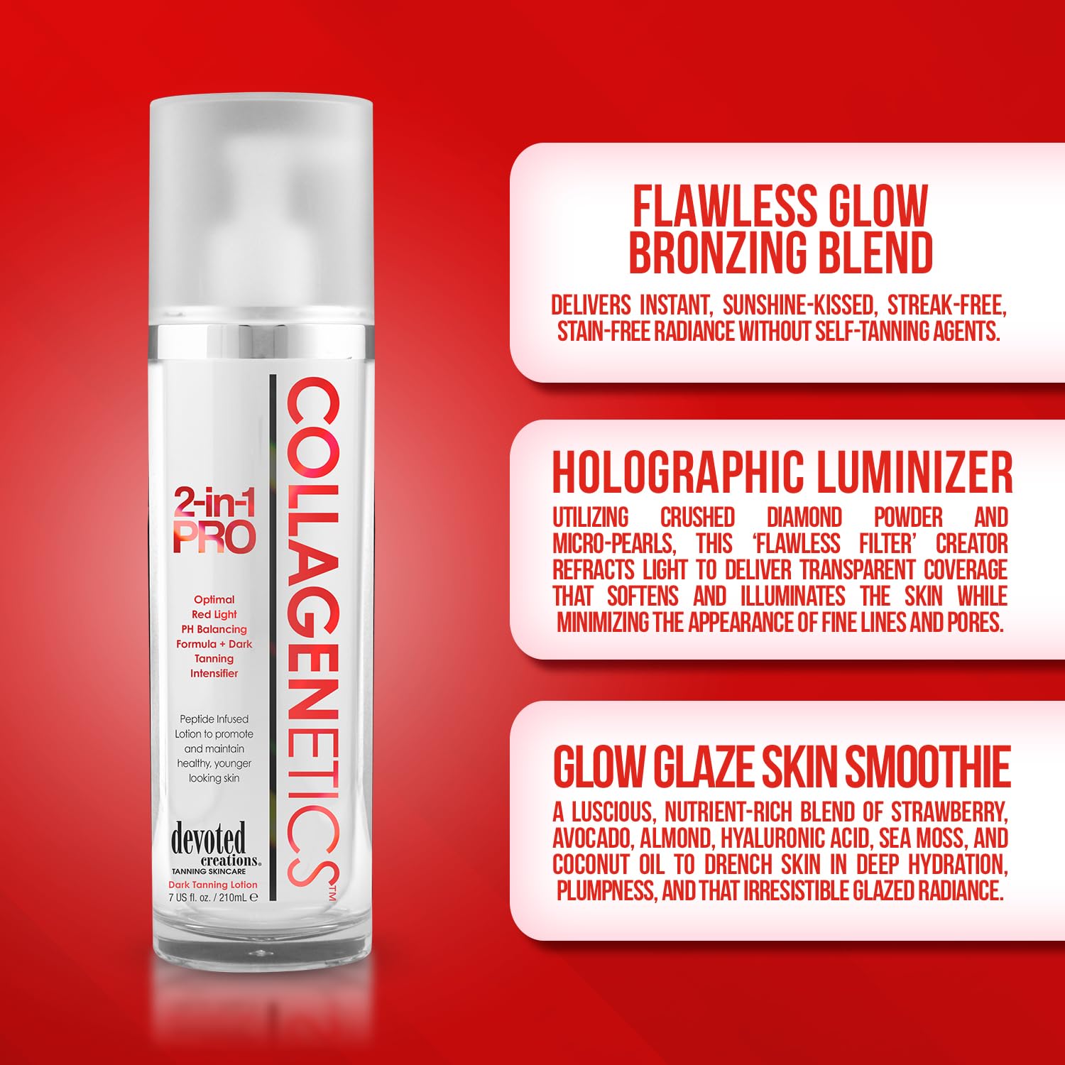 Collagenetics de Devoted Creations, rutina de cuidado facial para la piel