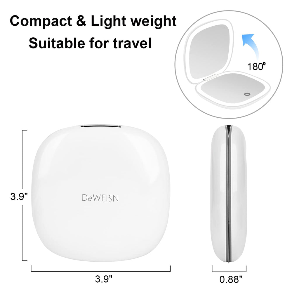 Luz ajustable en 3 colores de deweisn para tonos naturales.