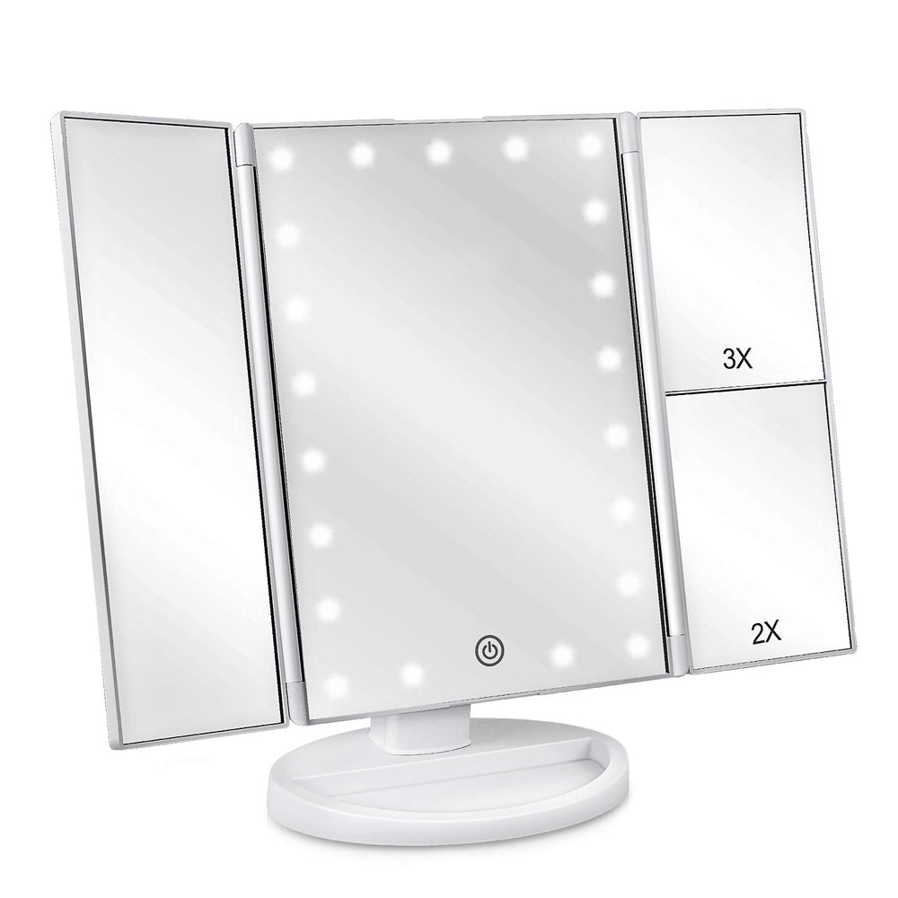 Miroir deweisn avec 21 DEL pour un maquillage précis et éclatant