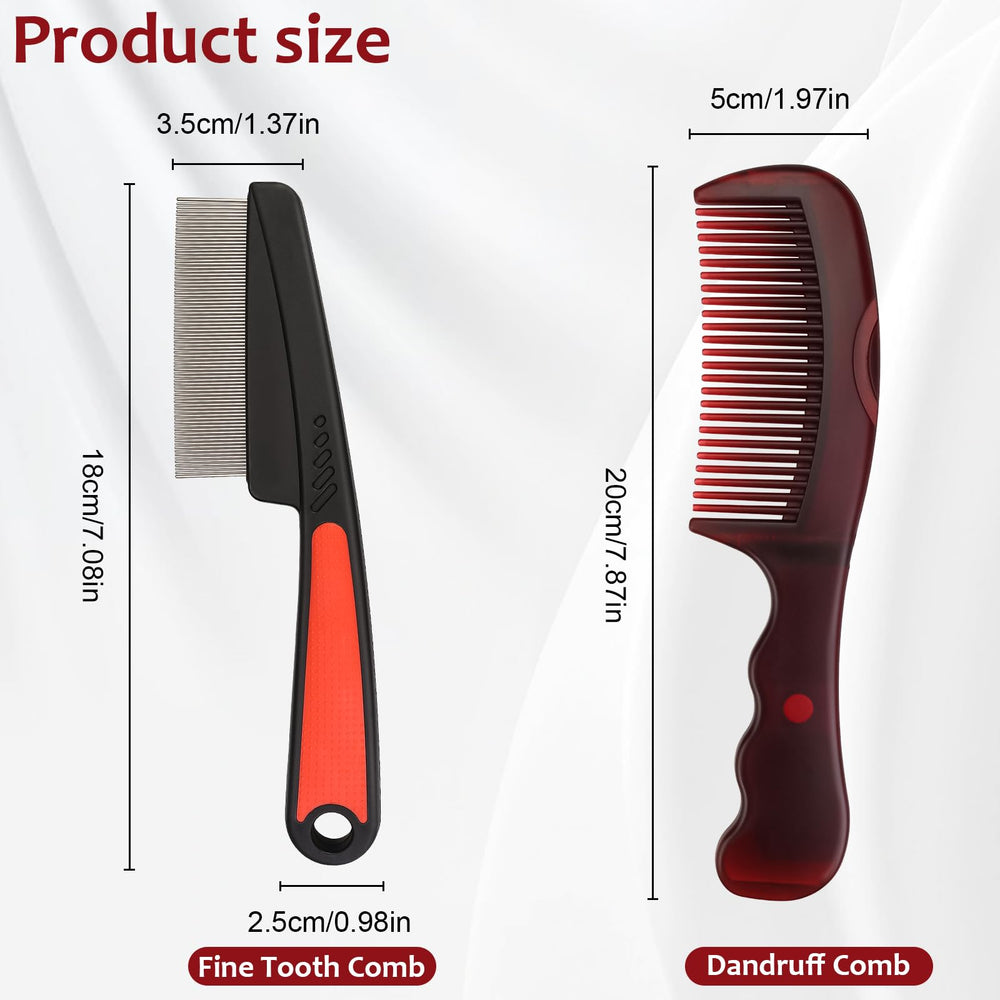 Dexspoeny mango ergonómico rojo facilita el peinado cómodo