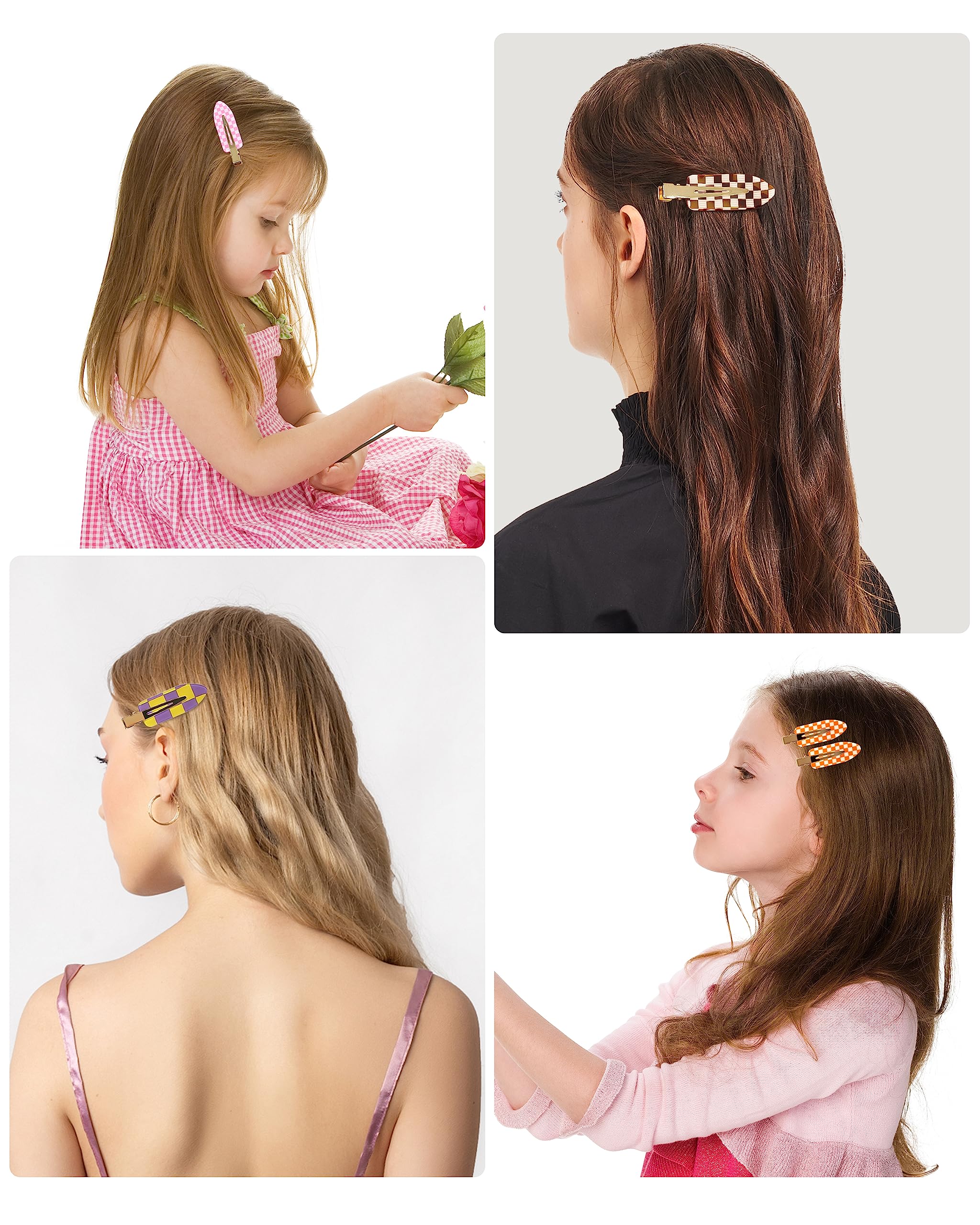 DF DUALFERV clip de cabello ligero, peso aproximado 3 g, para uso diario.