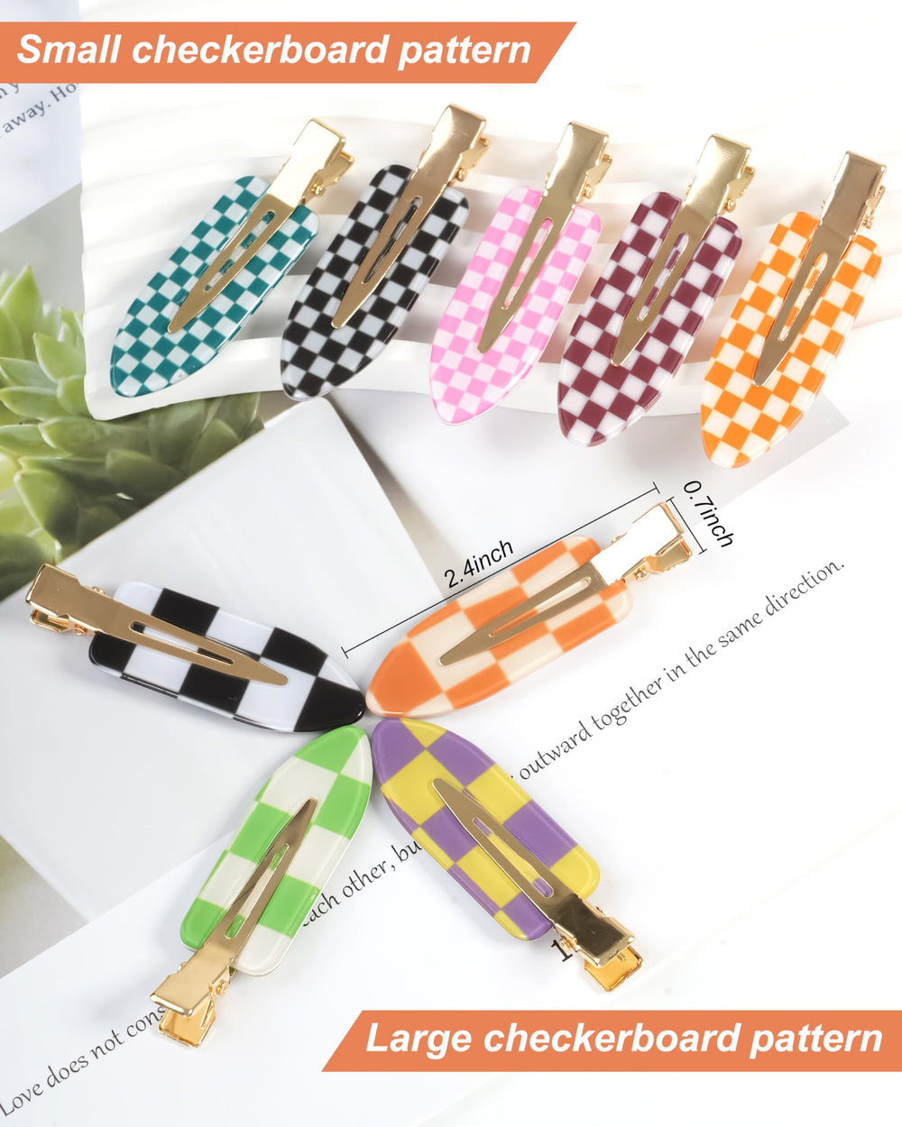 DF DUALFERV clip sin dejar pliegues, seguro para cualquier peinado diario.