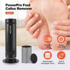 DGJUZE PowerPro ajuste 1200rpm para tratar callos con precisión