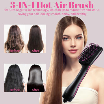 DHASUWT ajustes de calor 3 niveles para estilo adaptable a cada cabello.