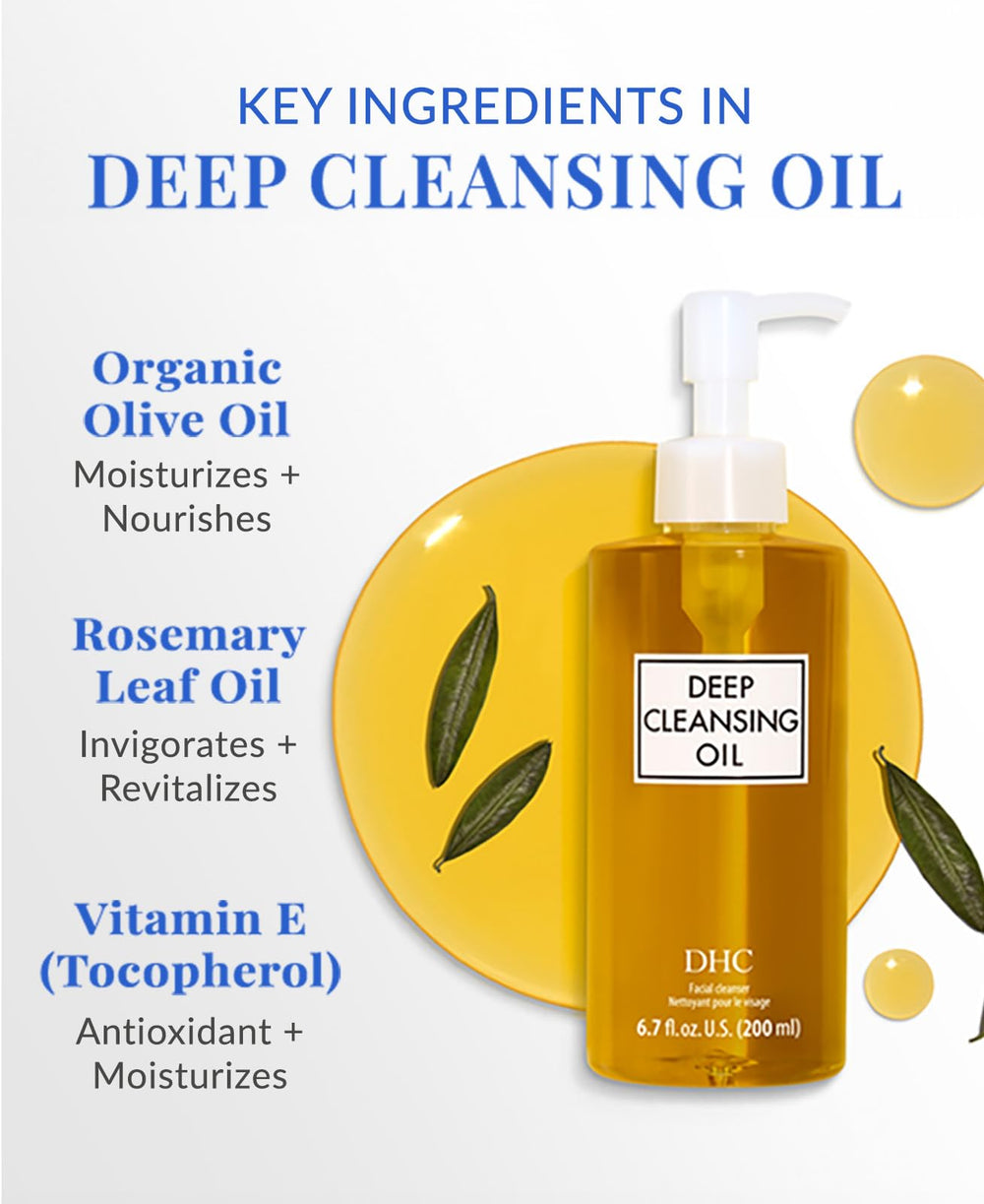 Aceite desmaquillante de DHC con oliva dorado, limpia impurezas con suavidad