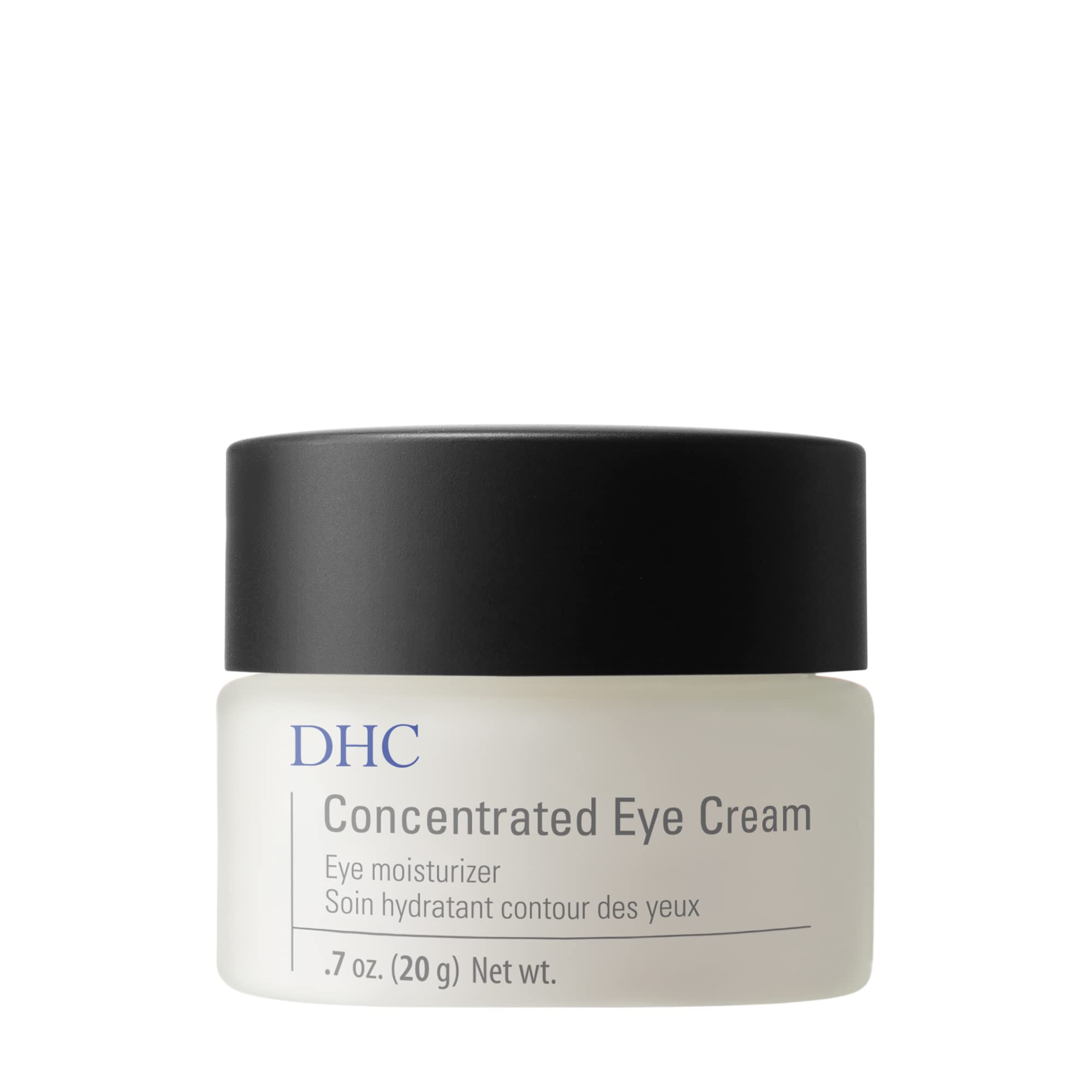 DHC crema concentrada para ojos, envase de 20 ml, práctico para cuidado diario.