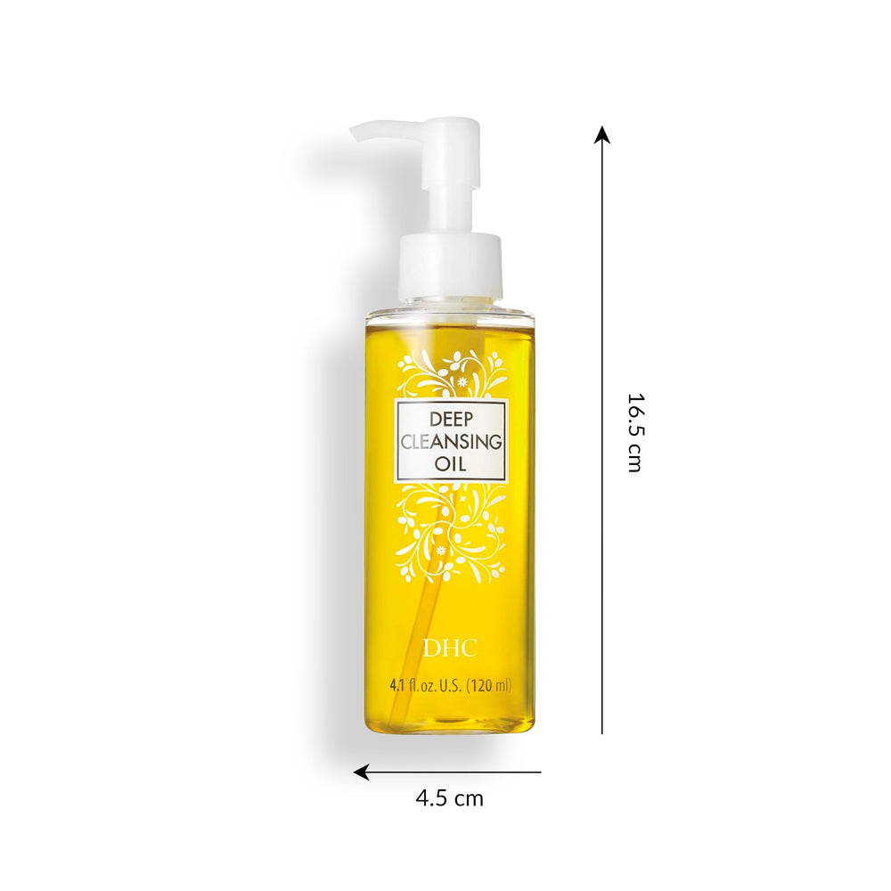 DHC disolviendo protector solar y maquillaje durante la limpieza.