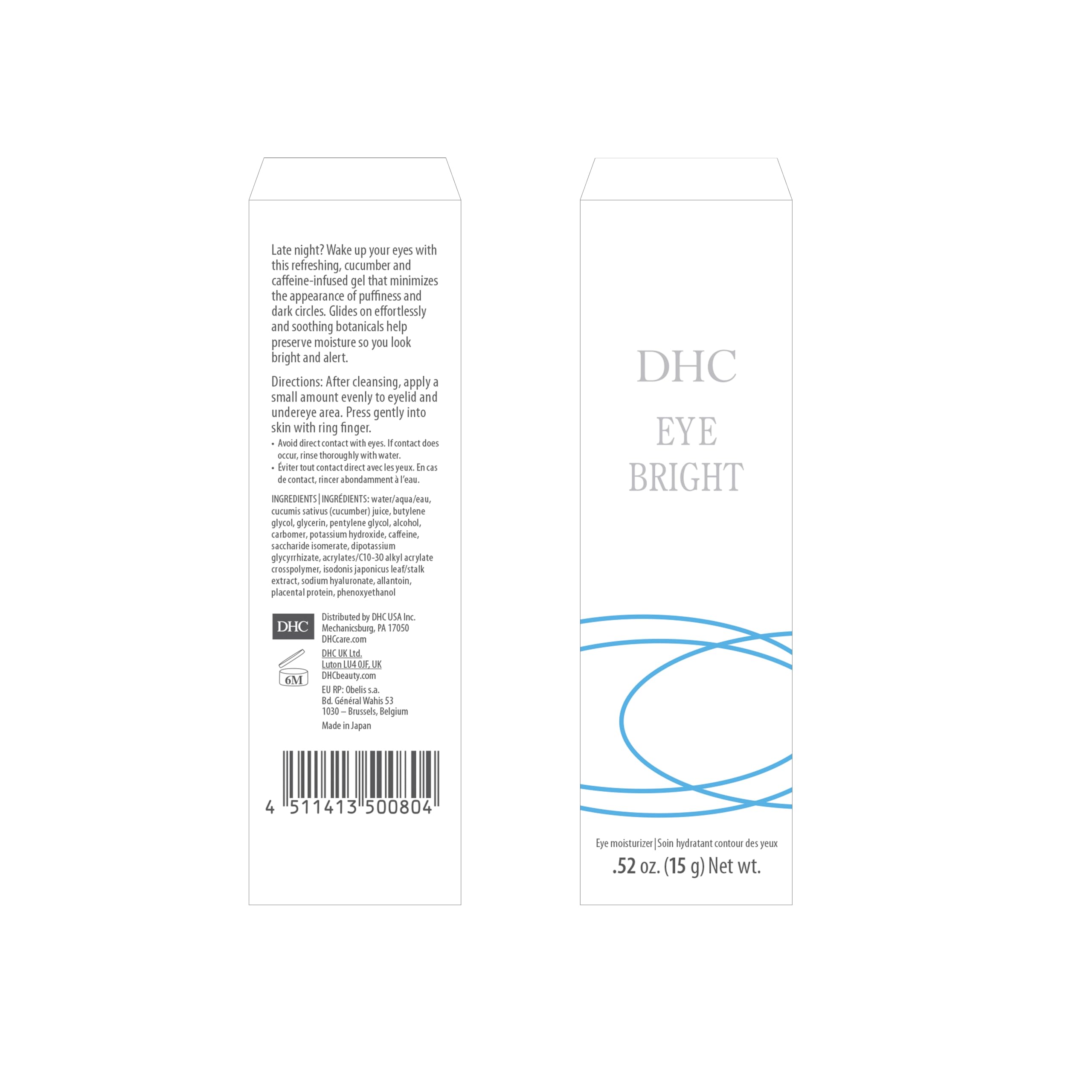 DHC Eye Bright apto para día y noche.
