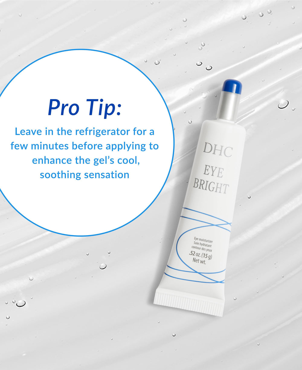 DHC Eye Bright extracto de regaliz para suavidad.