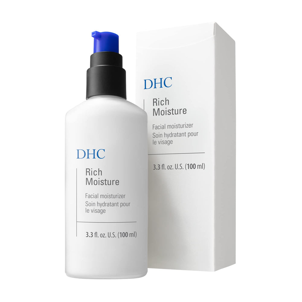 DHC Hidratación Rica, textura ligera que se absorbe rápidamente.
