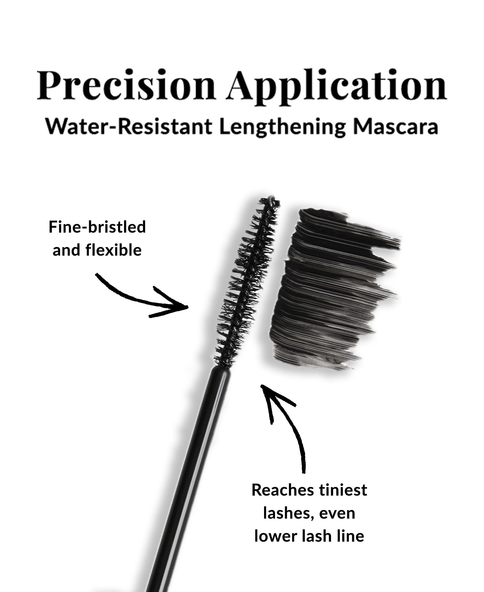 DHC Máscara Perfect Pro Doble Protección: brocha flexible alcanza pestañas pequeñas