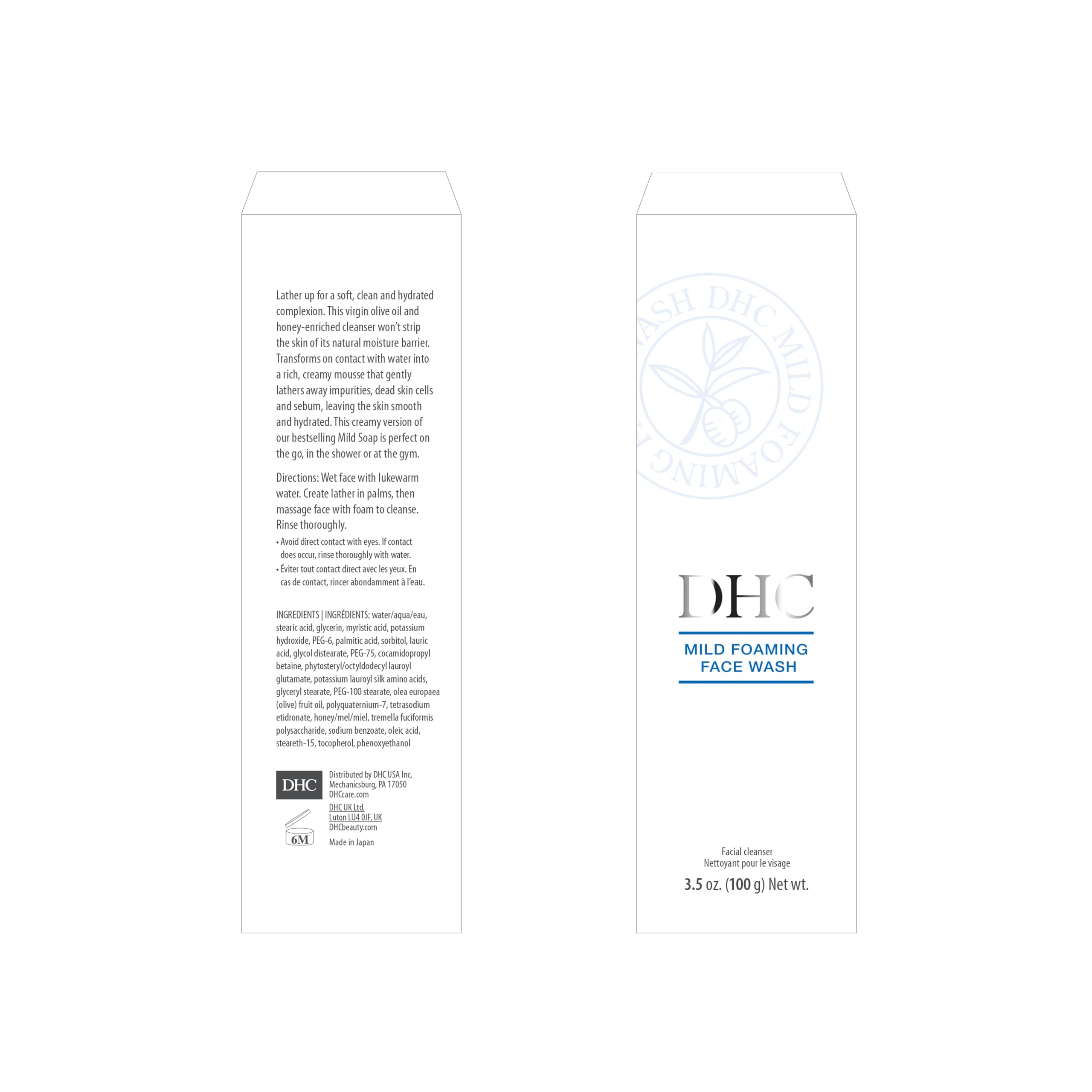 DHC Limpiador Facial Espumoso miel nutritiva para piel sensible