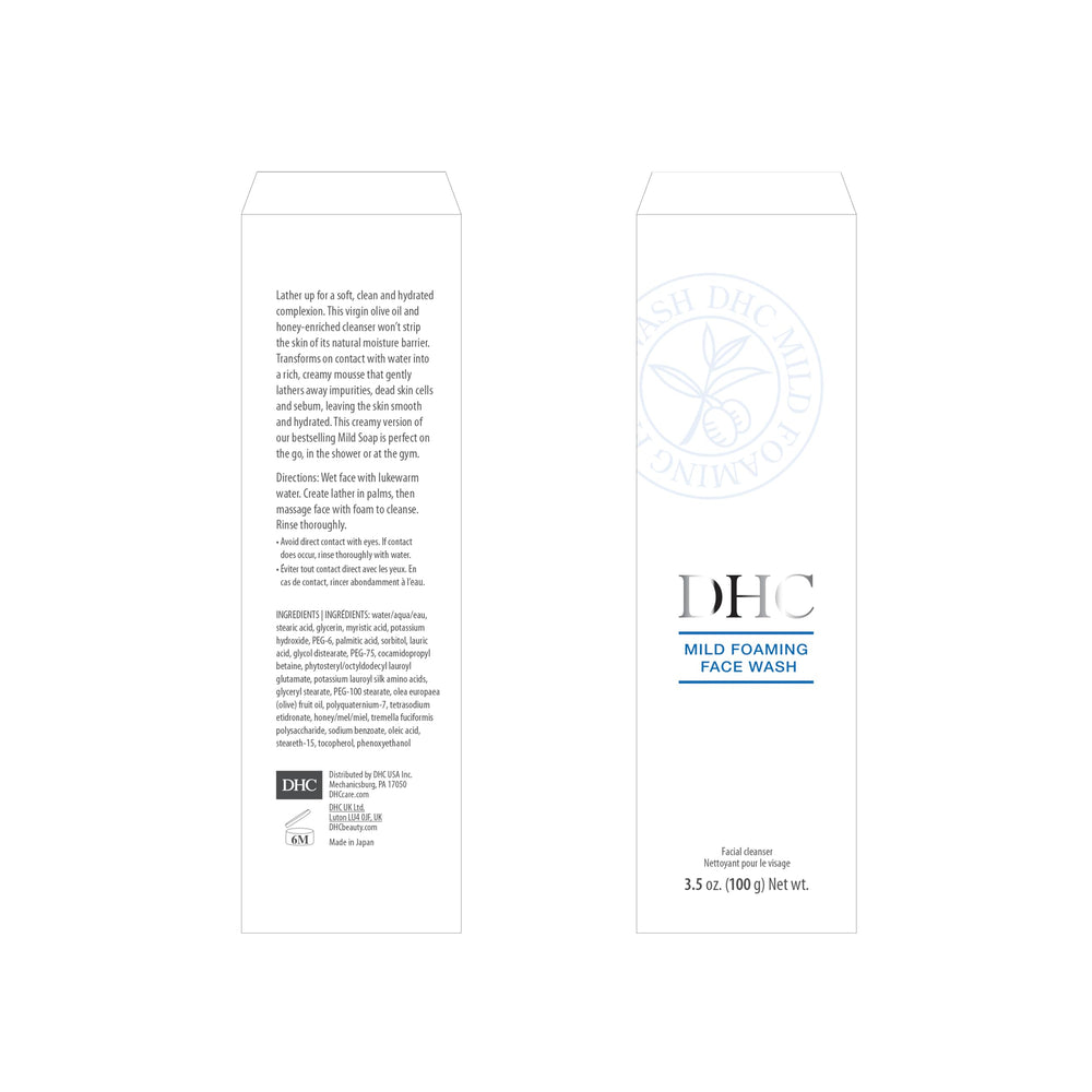 DHC Limpiador Facial Espumoso miel nutritiva para piel sensible