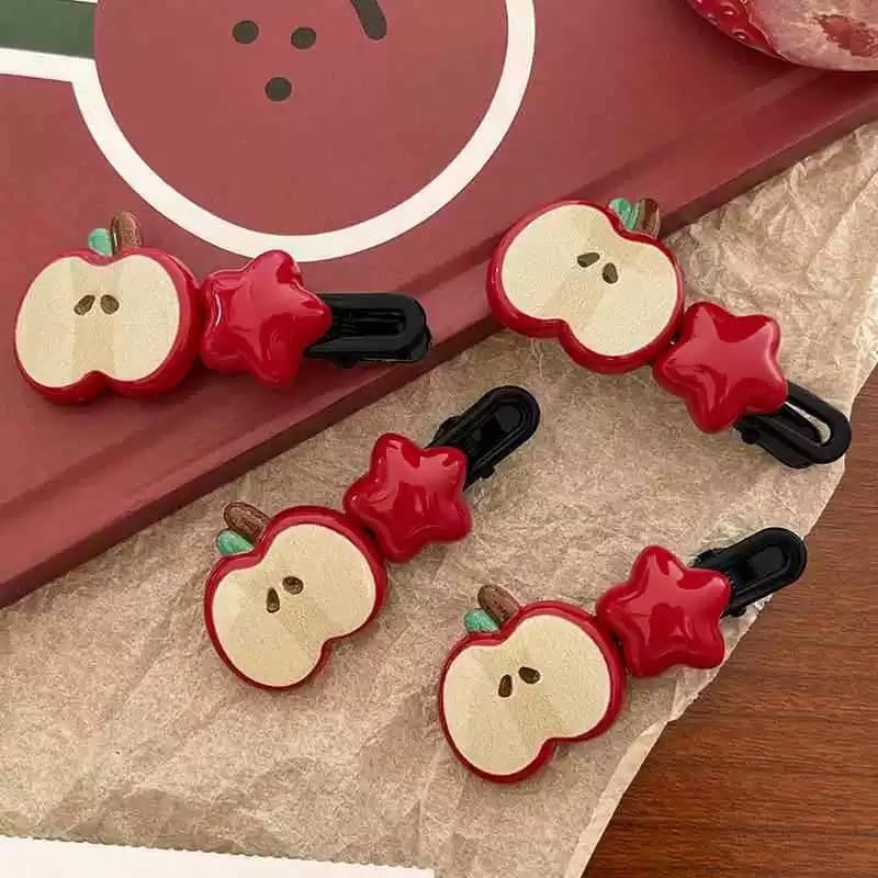 Dhdfisd Apple01 acabado resina brillante, añade un toque kawaii.