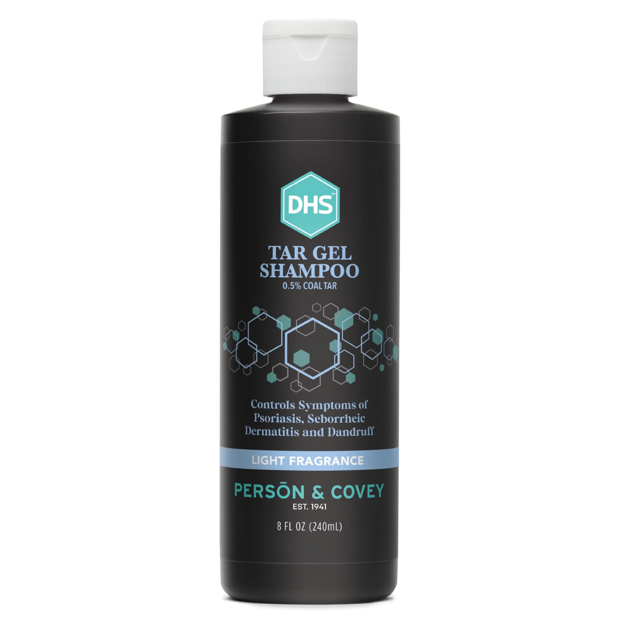 DHS T Gel Champú anti caspa en envase de 236 ml para limpieza profunda.