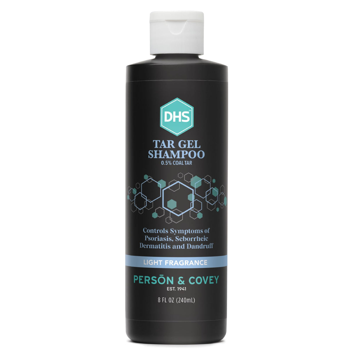 DHS T Gel Champú anti caspa en envase de 236 ml para limpieza profunda.