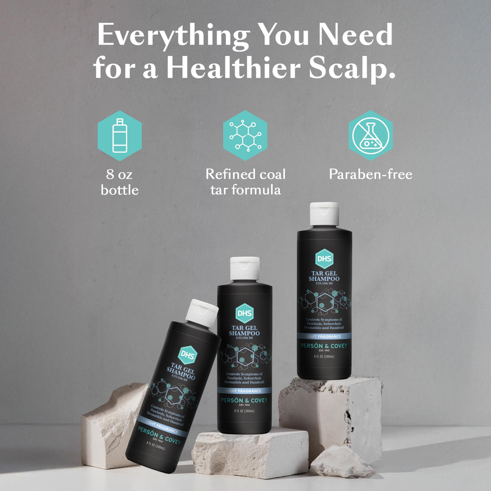 DHS T Gel Champú aroma suave ayuda a una experiencia agradable.