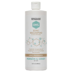 DHS Zinc Shampoo, bote 16 onzas, uso diario para control de la caspa