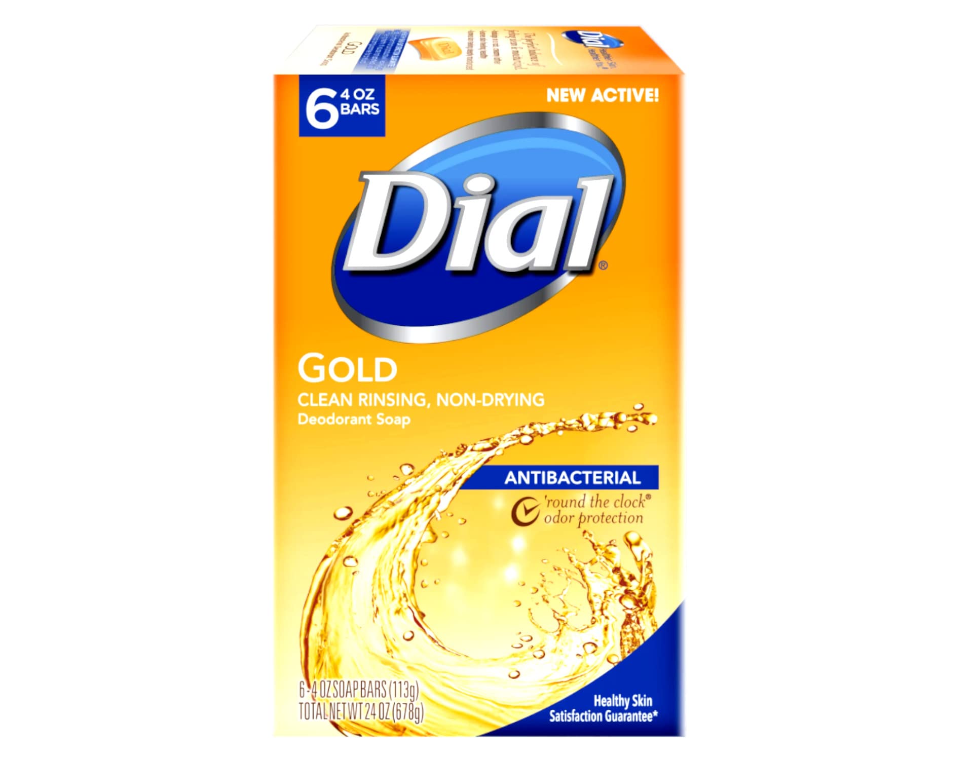 Dial empaque dos barras oro: presentacion conveniente para uso diario