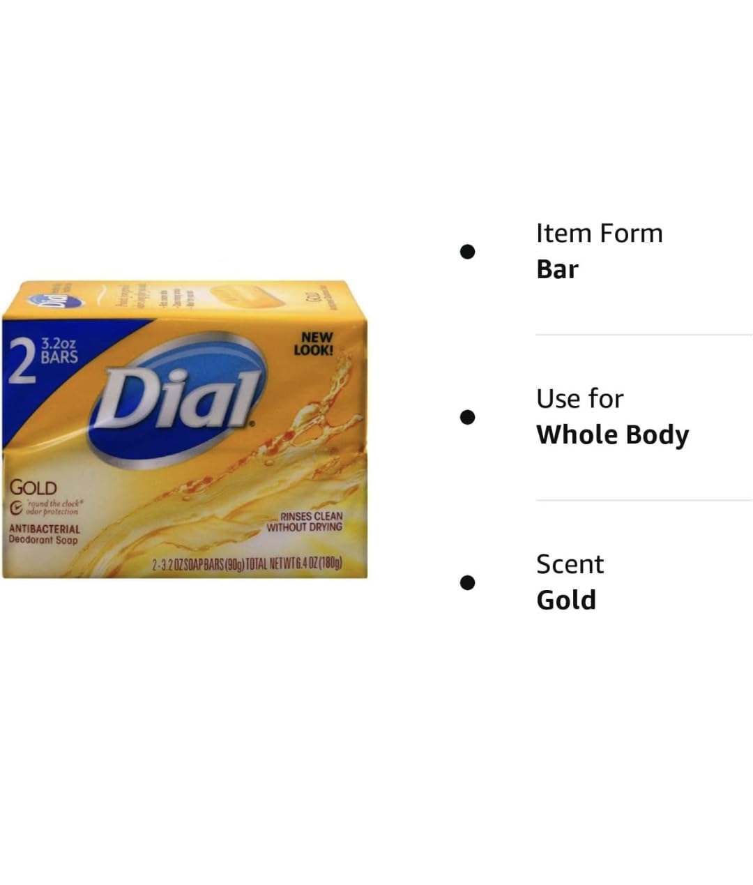 Manos usando Dial Gold jabón antibacteriano durante la ducha.