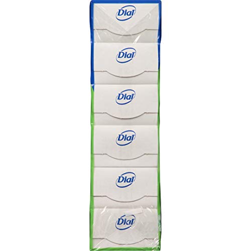 Dial Jabón antibacterial en caja de 6 barras con aroma de montaña.