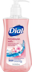 Dial jabon liquido para manos en uso, higiene diaria suave para la piel.