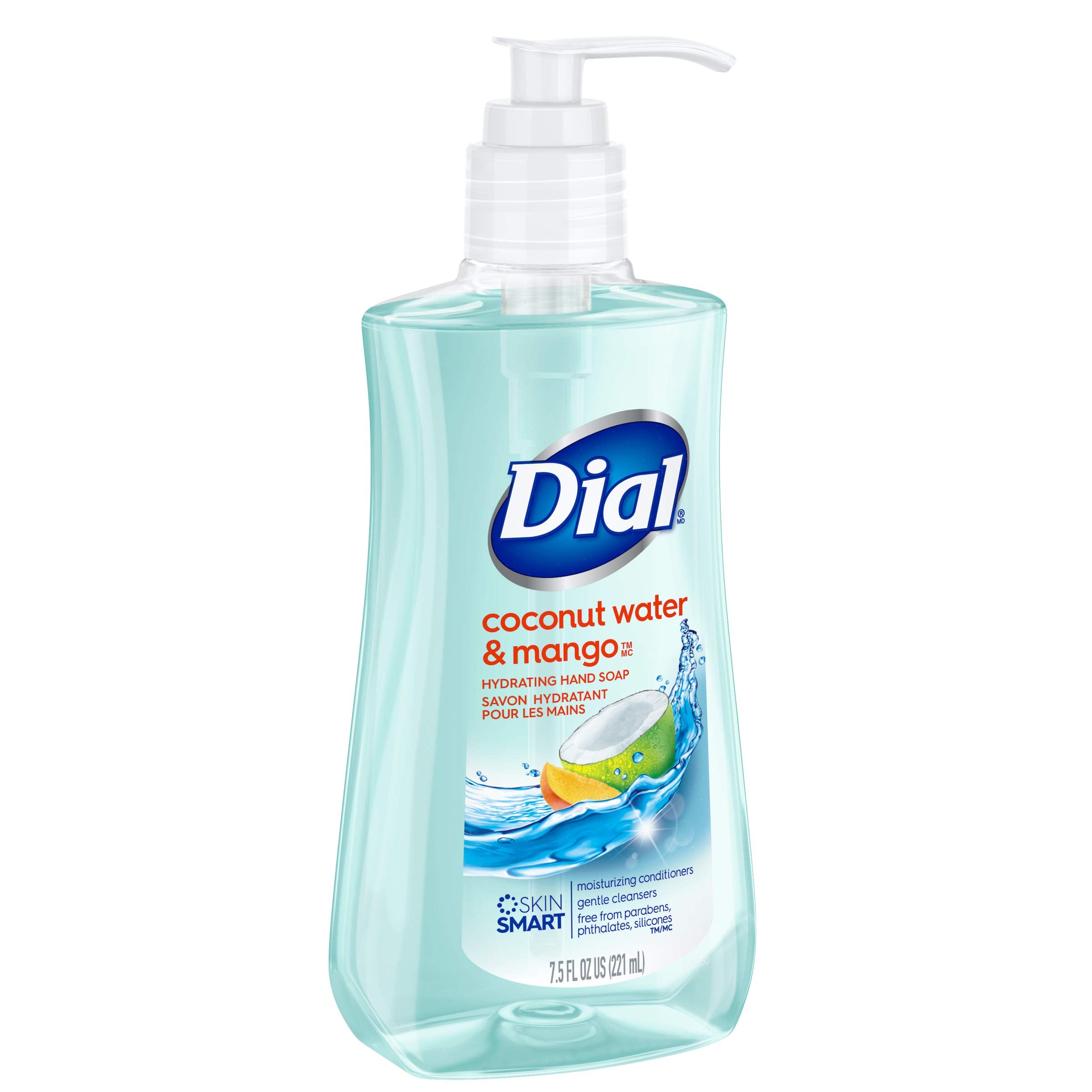 Manos lavadas con Dial Coco Mango, experiencia de higiene para la familia.