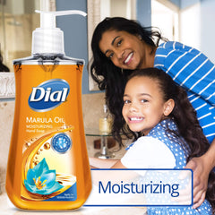 Dial jabón manos marula, frasco desmontable, uso práctico en cocina.