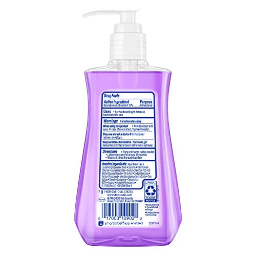 Dial Lavender Twilight Jasmine foamy-lather illustrates gentle cleansing with moisturizing care.
