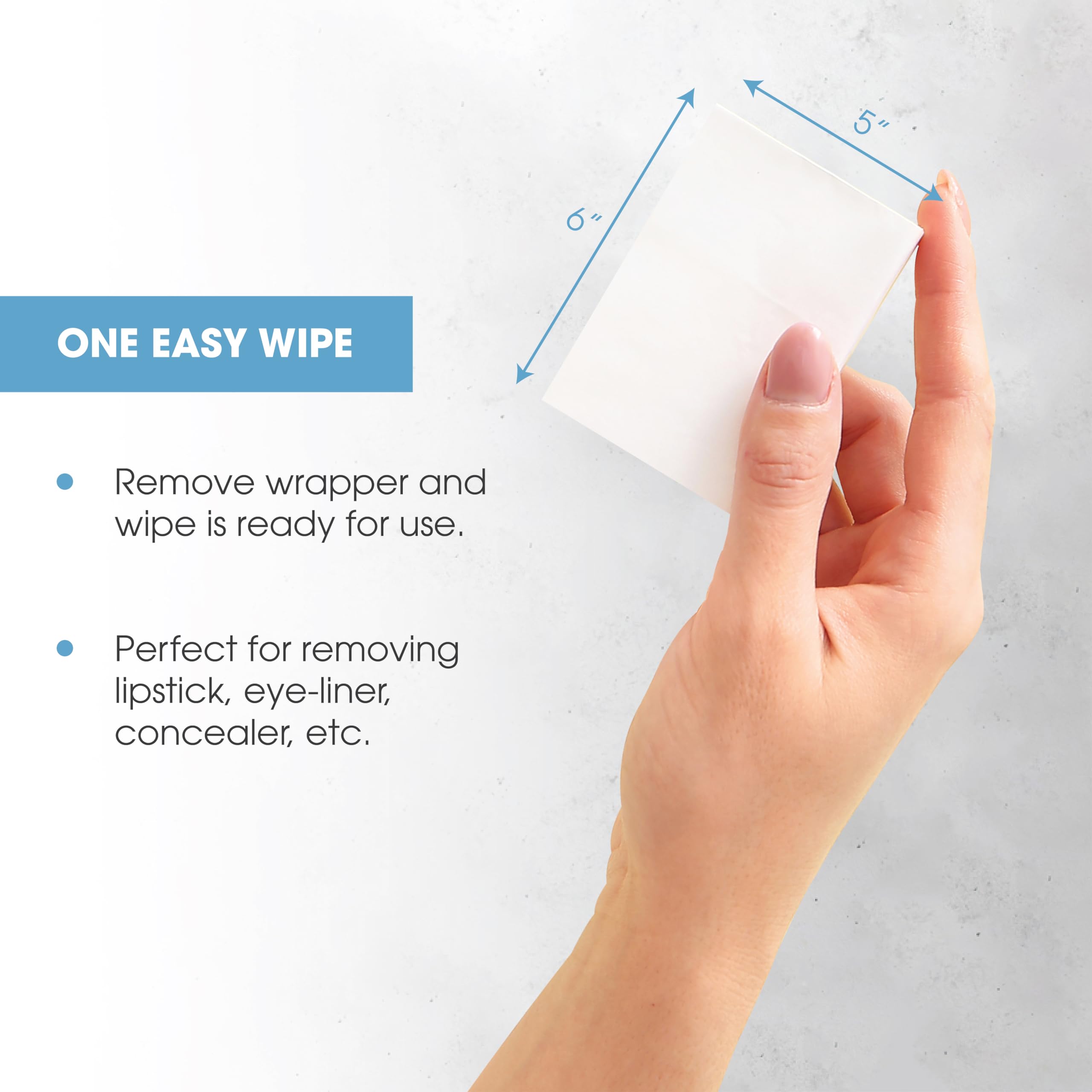 Diamond Wipes para piel sensible con extractos naturales.