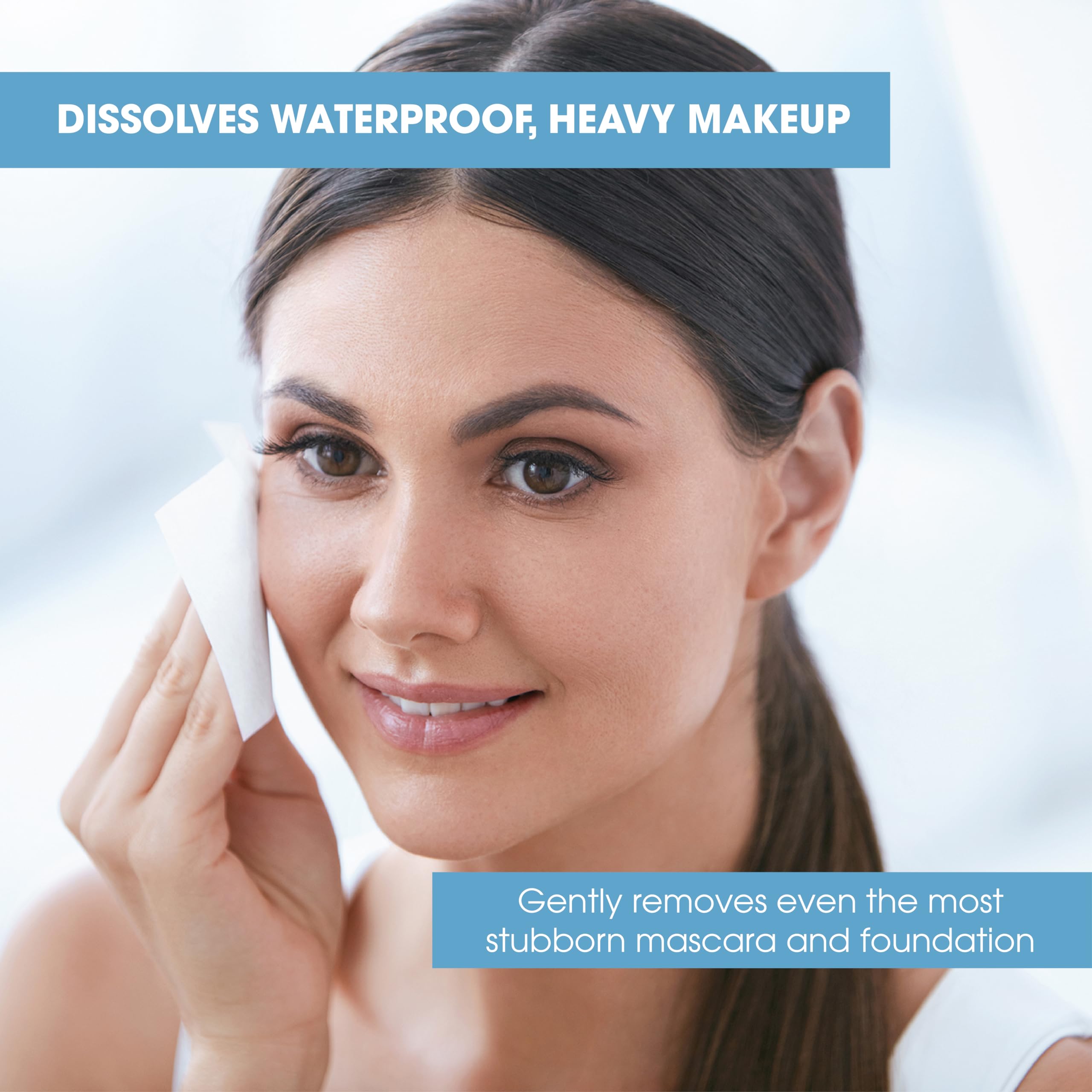 Diamond Wipes con vitamina E para hidratación suave.