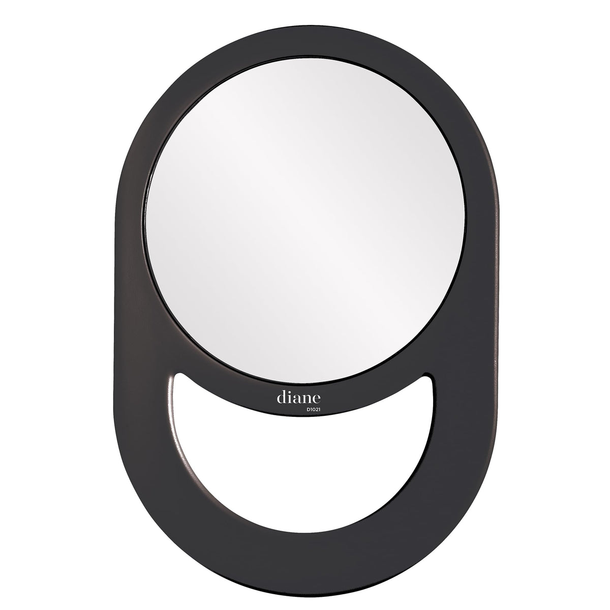Diane: espejo de mano con reflejo claro para maquillaje y peinado detallado.