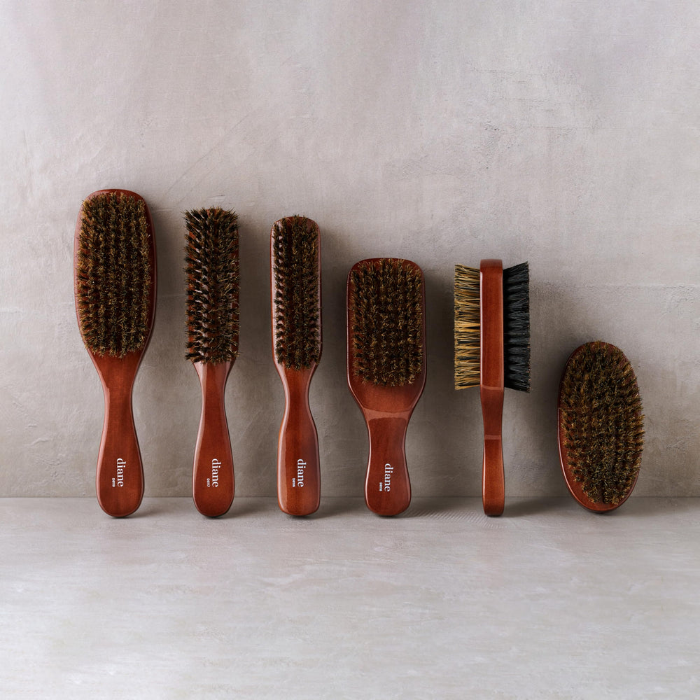 Cuidado de barba y bigote con cepillo Diane Premium